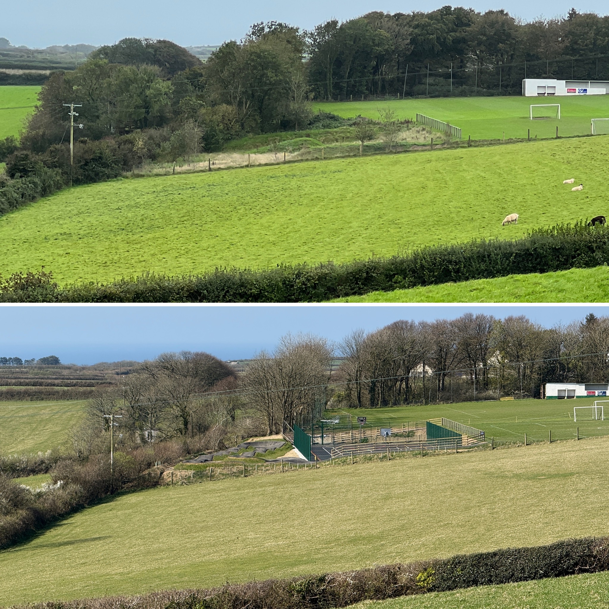 before and after chapel corner